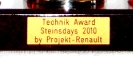 Technik Award Steinsdays 2010 by Projekt-Renault